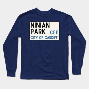 Cardiff City, Ninian Park Long Sleeve T-Shirt